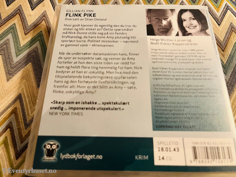 Gillian Flynn. Flink Pike. Lydbok På 14 Cd.