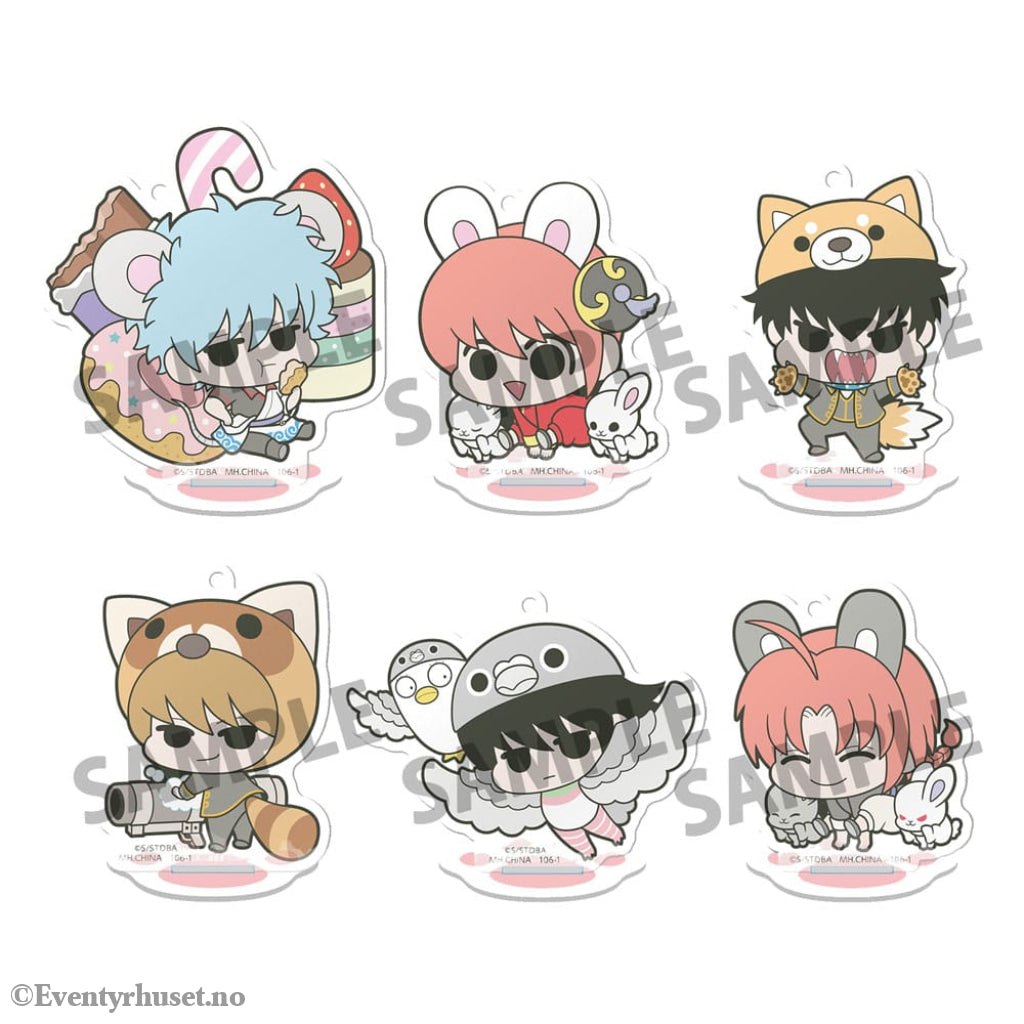 Gintama Acrylic Figure Prince Hata & Animal Paradise 6 cm Display (6) Manga & Anime