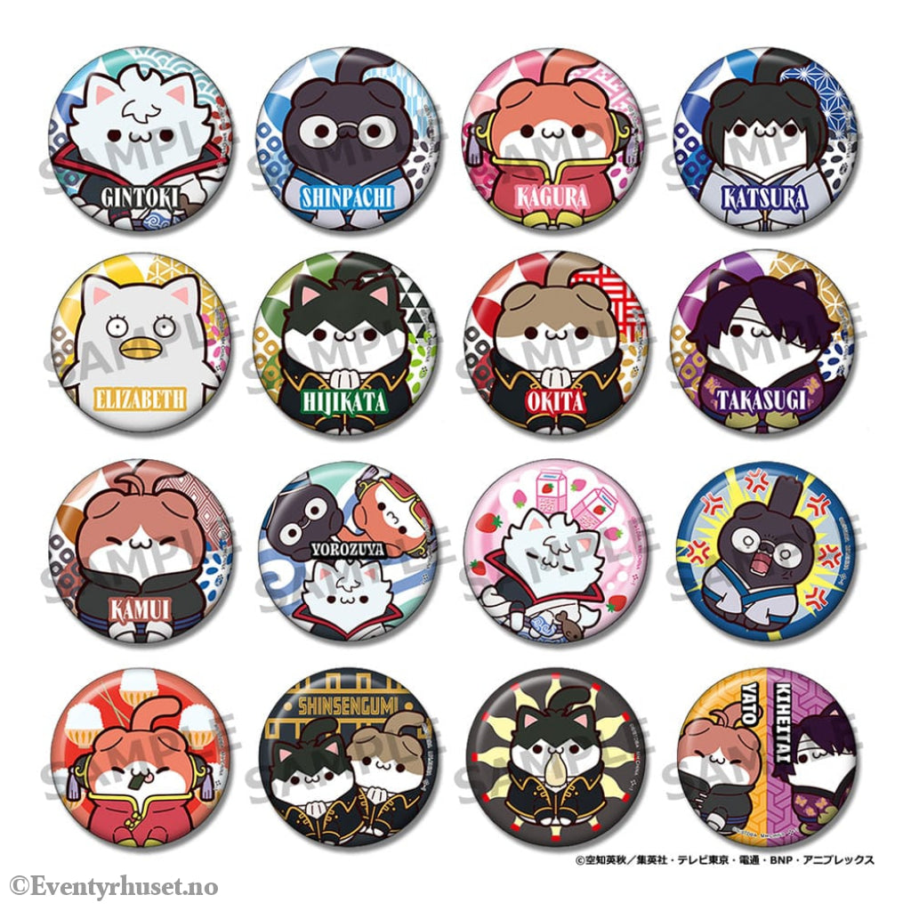 Gintama Mega Cat Project Nyantama! Pins 3 cm Blind Box Assortment (16) Manga & Anime