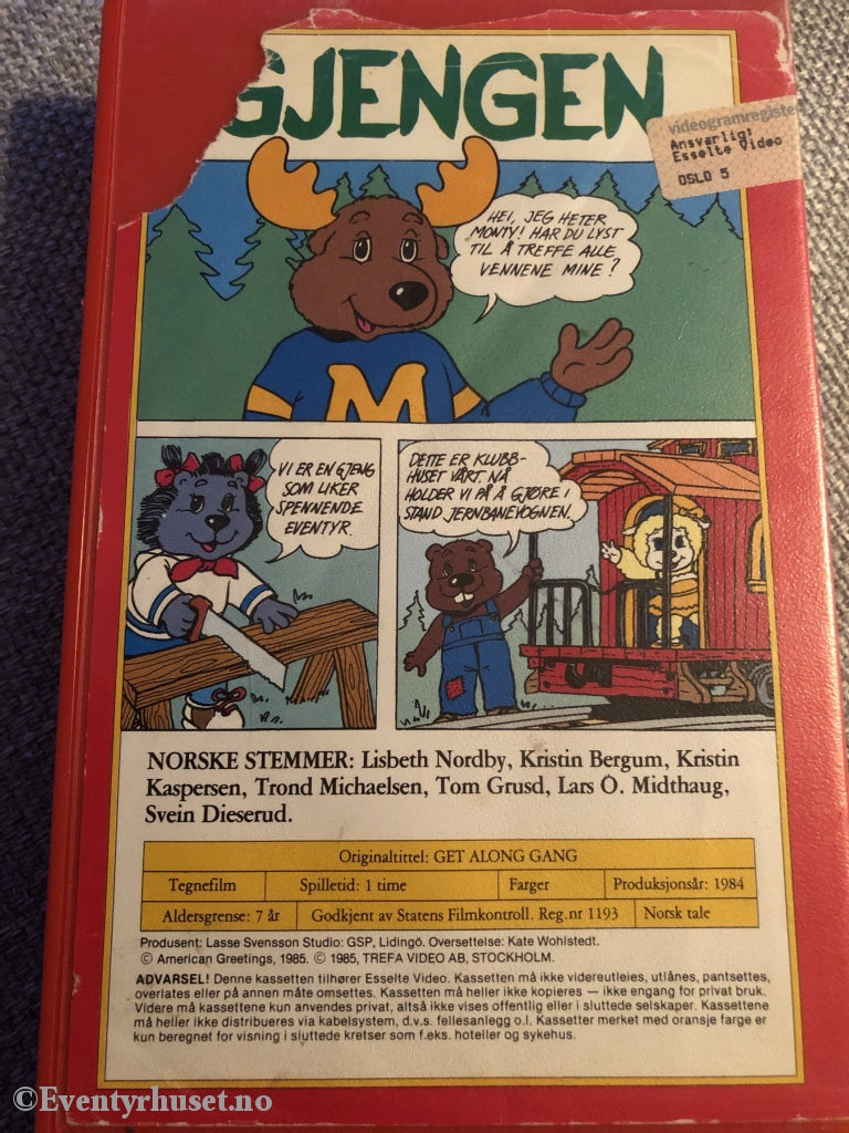 Gjengen. 1984. Vhs Big Box.