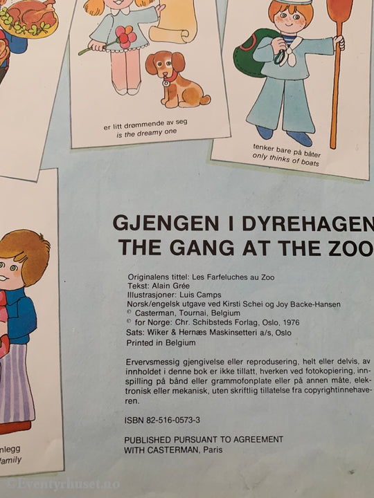 Gjengen I Dyrehagen / The Gang At The Zoo. 1976. Fortelling