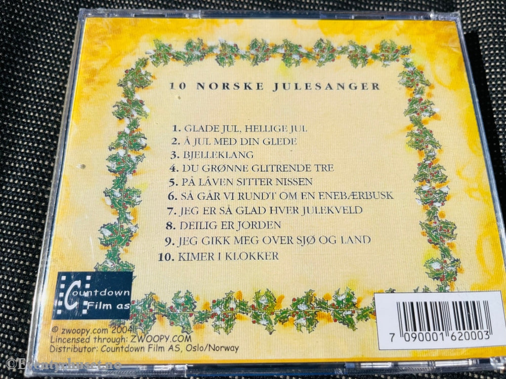 Glade Jul - 10 Norske Julesanger. Cd. Ny I Plast! Lydbok