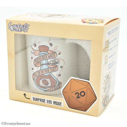 Glassstaff Gift Set Mug & Dice D20 Coffee Potion Home & Gifts