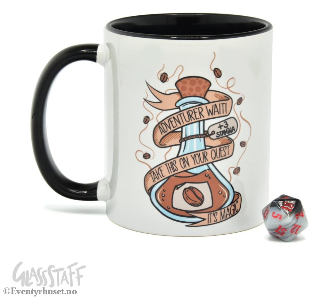 Glassstaff Gift Set Mug & Dice D20 Coffee Potion Home & Gifts