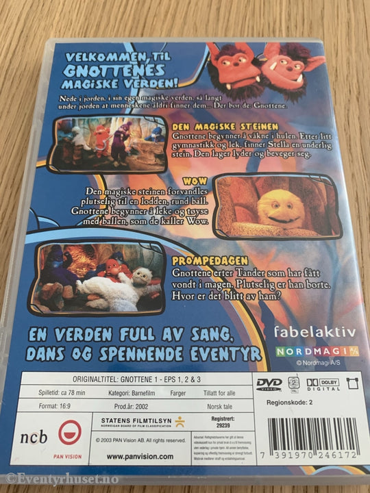 Gnottene. Den Magiske Steinen (Nrk). 2002. Dvd. Dvd