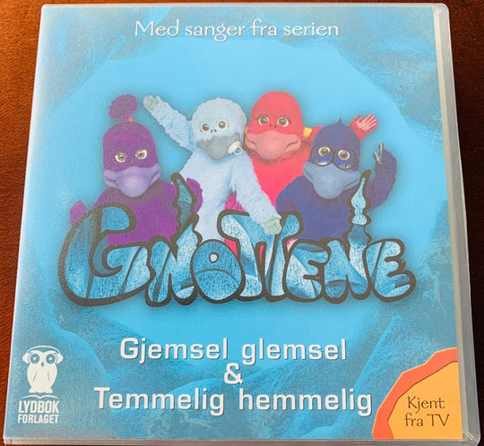 Gnottene - Gjemsel Glemsel & Temmelig Hemmelig. Lydbok På Cd.