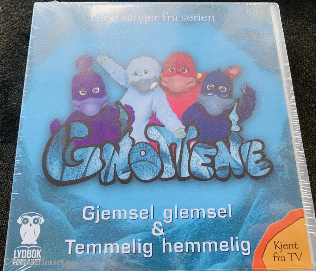 Gnottene - Gjemsel Glemsel & Temmelig Hemmelig. Lydbok På Cd. Ny I Plast!