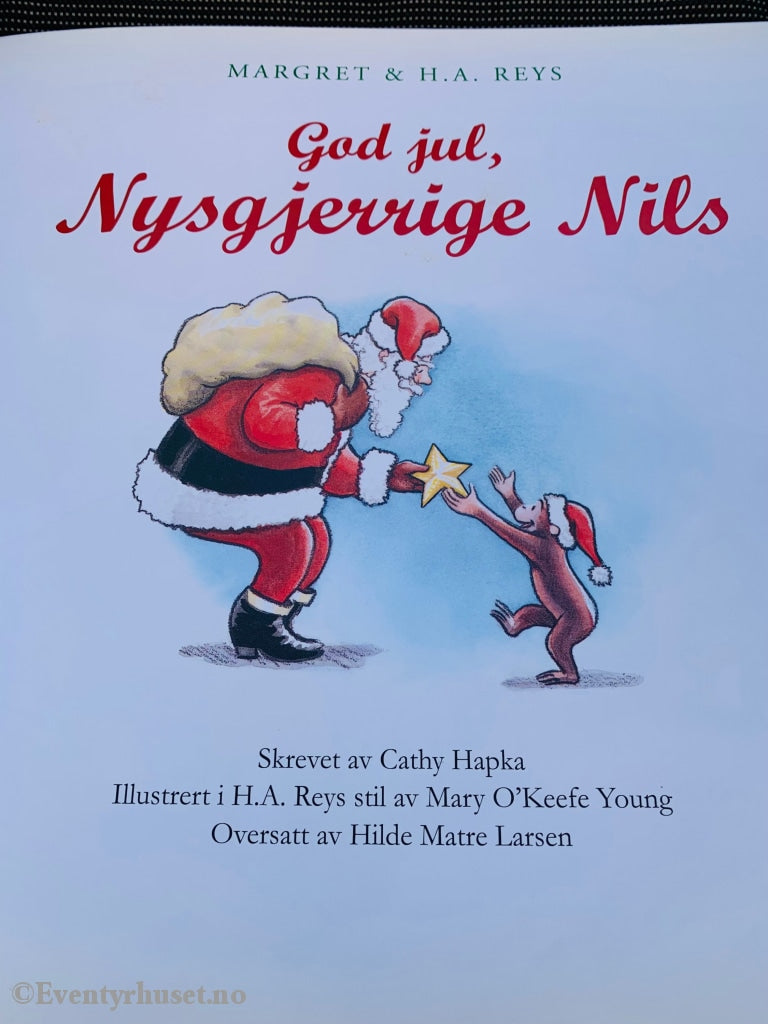 God Jul Nysgjerrige Nils (Nrk). Uten Smussomslag. Fortelling