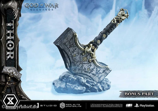 God of War: Ragnarök Real Elite Masterline Series Statue 1/3 Thor Deluxe Bonus Version 105 cm Collectibles