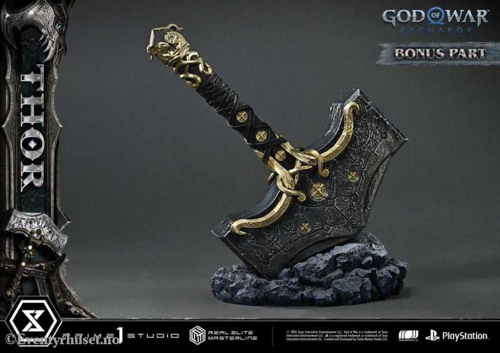 God of War: Ragnarök Real Elite Masterline Series Statue 1/3 Thor Deluxe Bonus Version 105 cm Collectibles