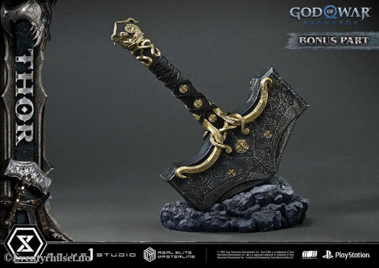 God of War: Ragnarök Real Elite Masterline Series Statue 1/3 Thor Deluxe Bonus Version 105 cm Collectibles