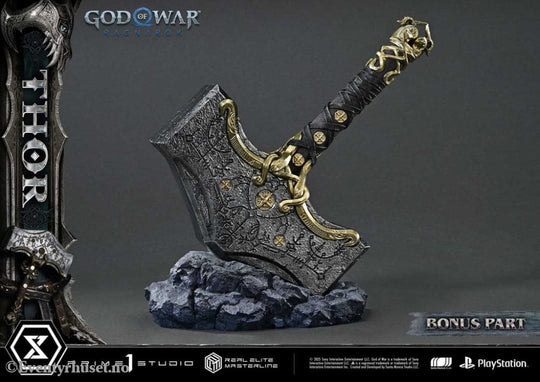 God of War: Ragnarök Real Elite Masterline Series Statue 1/3 Thor Deluxe Bonus Version 105 cm Collectibles