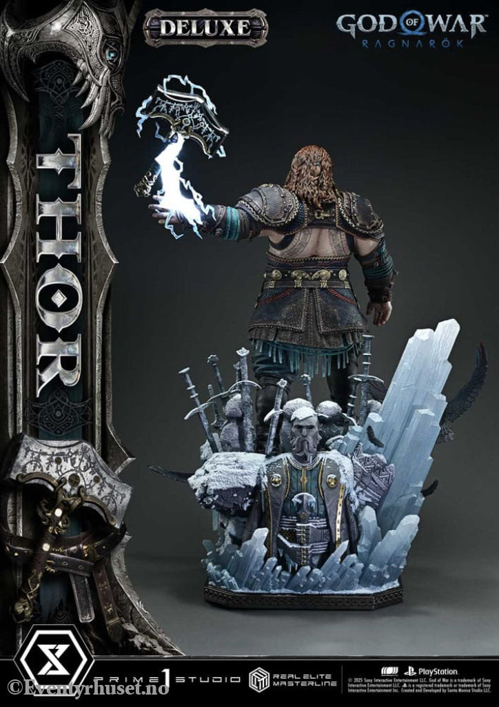 God of War: Ragnarök Real Elite Masterline Series Statue 1/3 Thor Deluxe Version 105 cm Collectibles