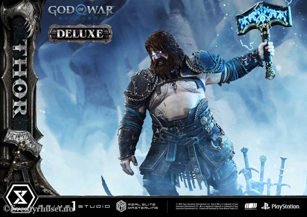 God of War: Ragnarök Real Elite Masterline Series Statue 1/3 Thor Deluxe Version 105 cm Collectibles