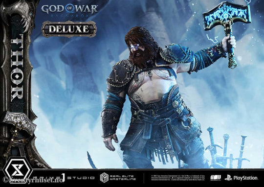 God of War: Ragnarök Real Elite Masterline Series Statue 1/3 Thor Deluxe Version 105 cm Collectibles