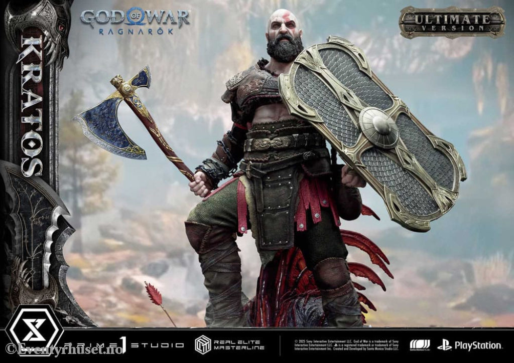 God of War: Ragnarok Real Elite Masterline Series Statue 1/3 Kratos Ultimate Bonus Version 95 cm Collectibles