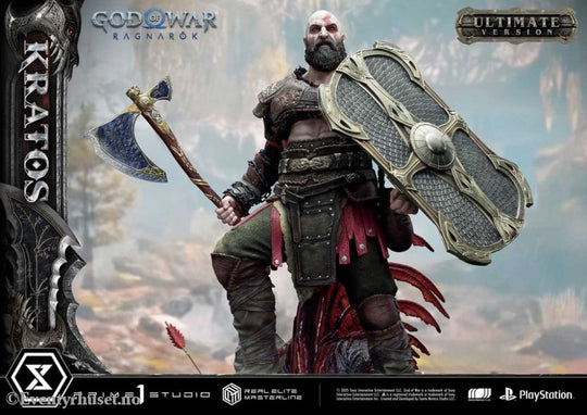 God of War: Ragnarok Real Elite Masterline Series Statue 1/3 Kratos Ultimate Bonus Version 95 cm Collectibles