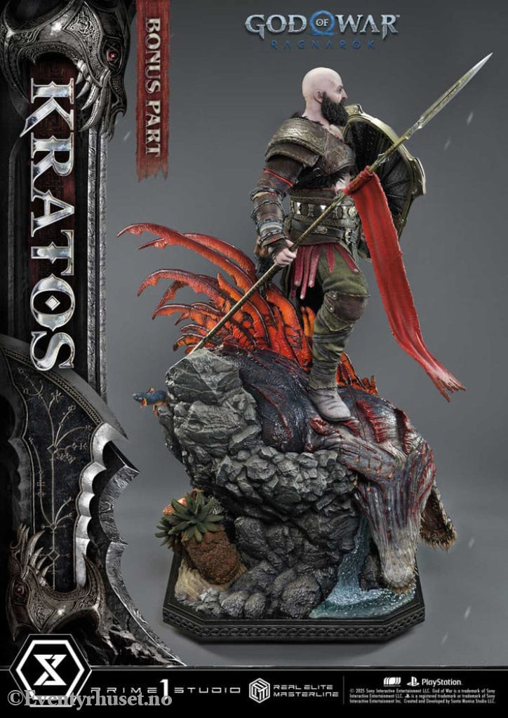 God of War: Ragnarok Real Elite Masterline Series Statue 1/3 Kratos Ultimate Bonus Version 95 cm Collectibles