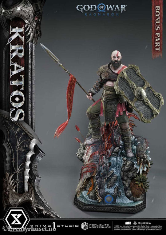God of War: Ragnarok Real Elite Masterline Series Statue 1/3 Kratos Ultimate Bonus Version 95 cm Collectibles