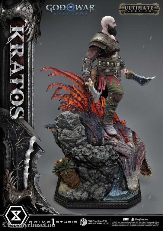 God of War: Ragnarok Real Elite Masterline Series Statue 1/3 Kratos Ultimate Bonus Version 95 cm Collectibles