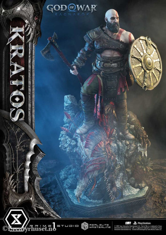 God of War: Ragnarok Real Elite Masterline Series Statue 1/3 Kratos Ultimate Version 95 cm Collectibles