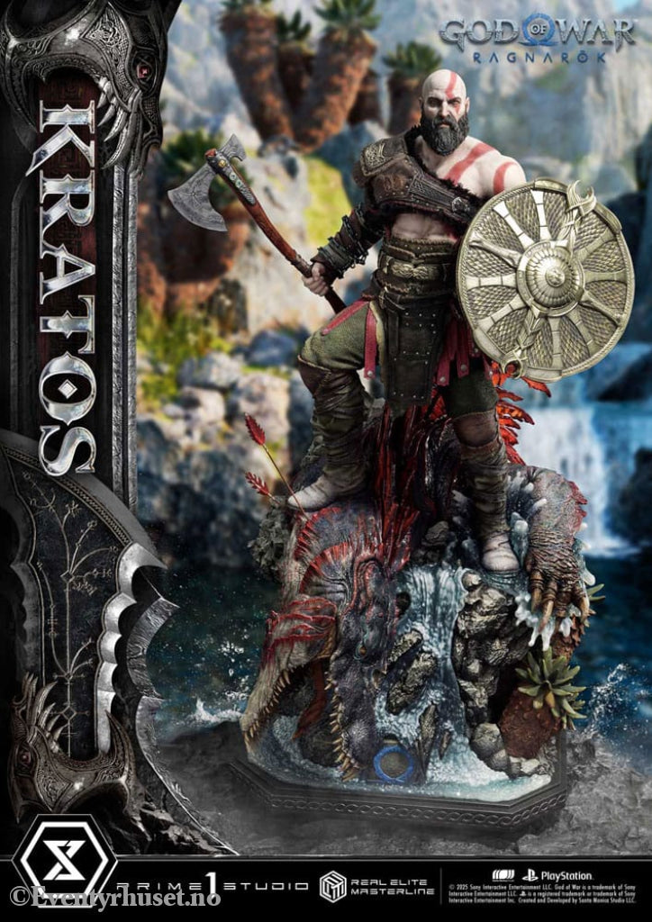 God of War: Ragnarok Real Elite Masterline Series Statue 1/3 Kratos Ultimate Version 95 cm Collectibles