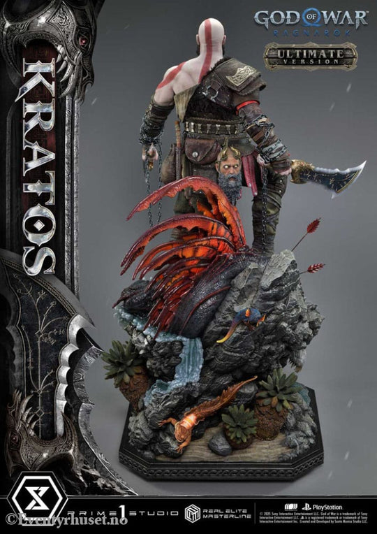 God of War: Ragnarok Real Elite Masterline Series Statue 1/3 Kratos Ultimate Version 95 cm Collectibles