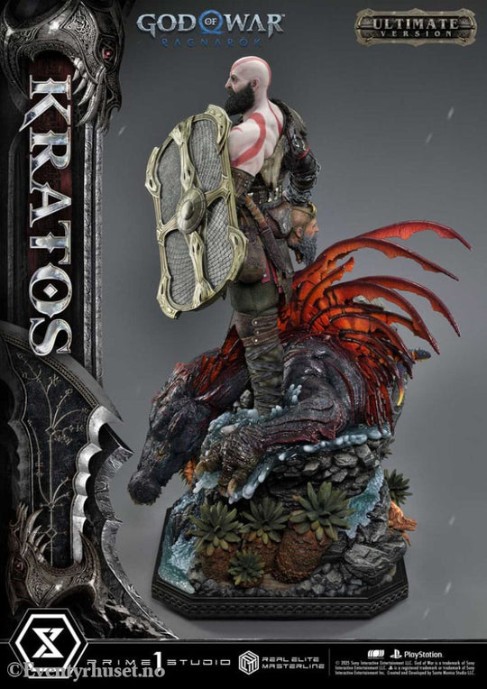 God of War: Ragnarok Real Elite Masterline Series Statue 1/3 Kratos Ultimate Version 95 cm Collectibles