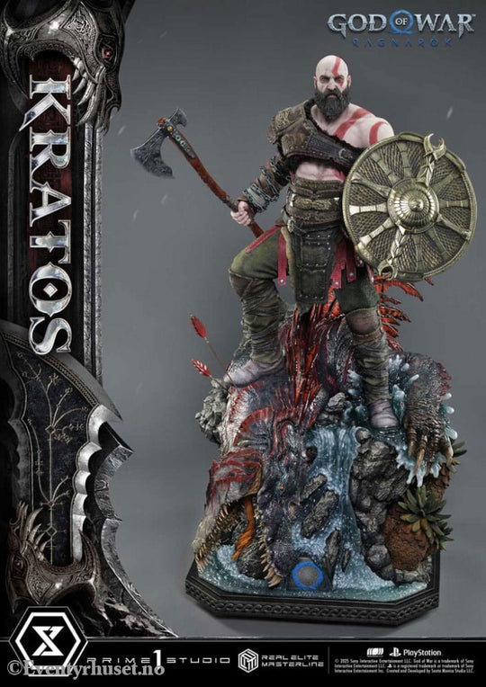 God of War: Ragnarok Real Elite Masterline Series Statue 1/3 Kratos Ultimate Version 95 cm Collectibles