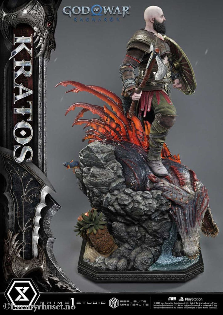 God of War: Ragnarok Real Elite Masterline Series Statue 1/3 Kratos Ultimate Version 95 cm Collectibles