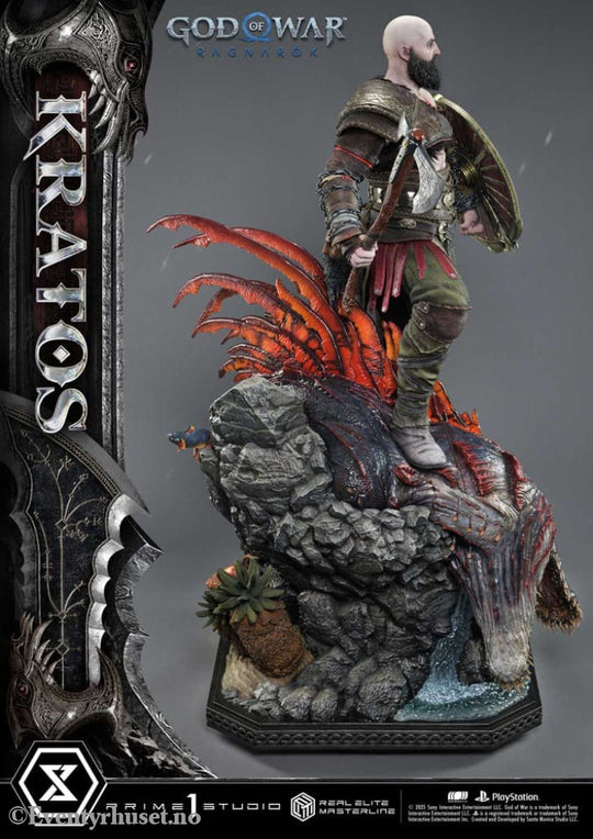 God of War: Ragnarok Real Elite Masterline Series Statue 1/3 Kratos Ultimate Version 95 cm Collectibles