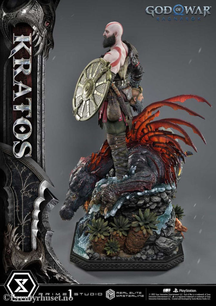 God of War: Ragnarok Real Elite Masterline Series Statue 1/3 Kratos Ultimate Version 95 cm Collectibles