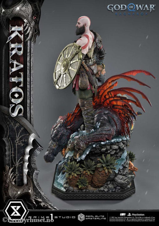 God of War: Ragnarok Real Elite Masterline Series Statue 1/3 Kratos Ultimate Version 95 cm Collectibles
