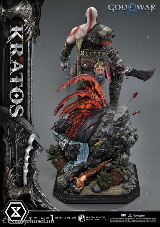 God of War: Ragnarok Real Elite Masterline Series Statue 1/3 Kratos Ultimate Version 95 cm Collectibles