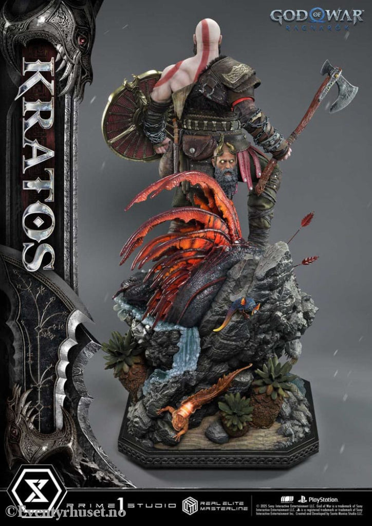 God of War: Ragnarok Real Elite Masterline Series Statue 1/3 Kratos Ultimate Version 95 cm Collectibles