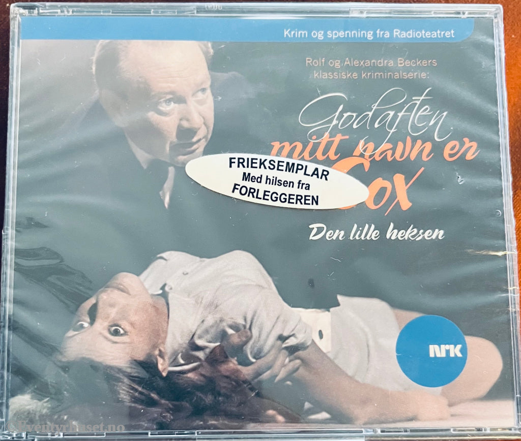 Godaften Mitt Navn Er Cox. Den Lille Heksen (Nrk). Lydbok På 5 Cd. Ny I Plast Fra Forleggeren!