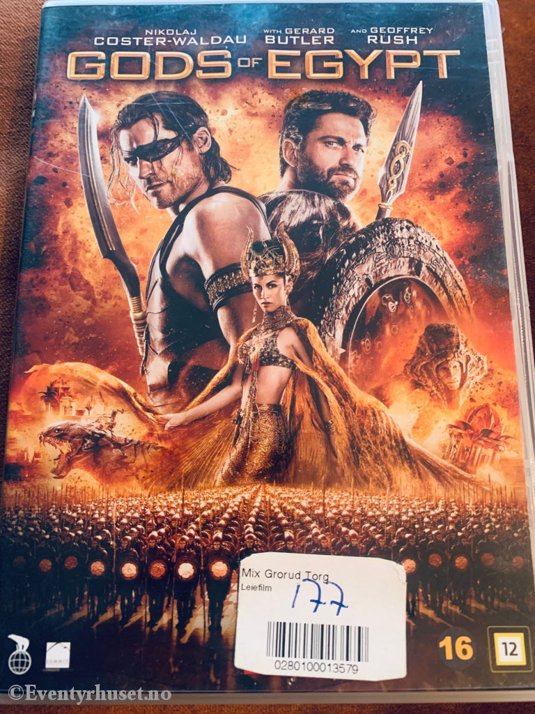 Gods Of Egypt. 2016. Dvd Leiefilm.