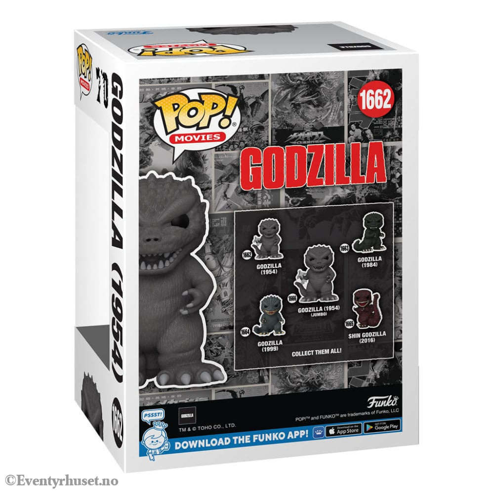 Godzilla 70th Anniversary POP! Movies Vinyl Figure Godzilla 1954 9 cm Collectibles