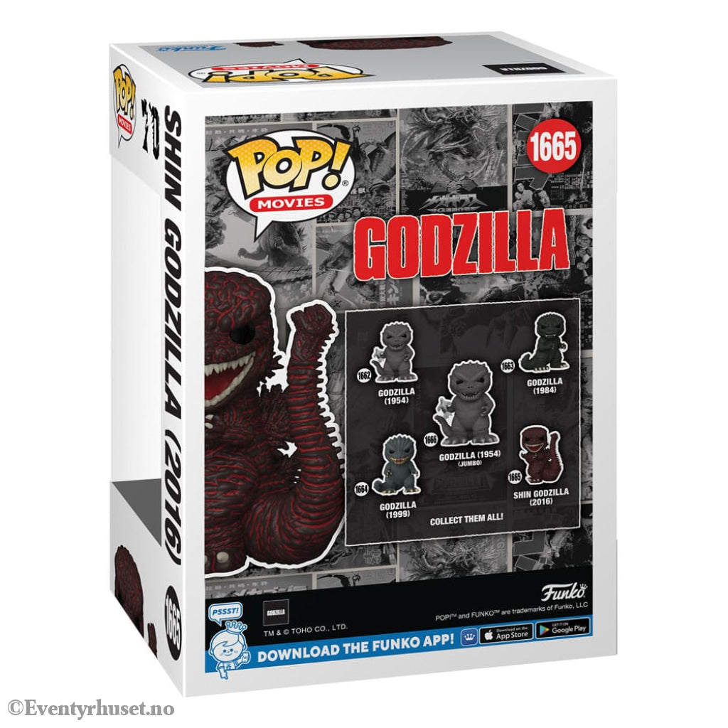 Godzilla 70th Anniversary POP! Movies Vinyl Figure Godzilla 2016 9 cm Collectibles