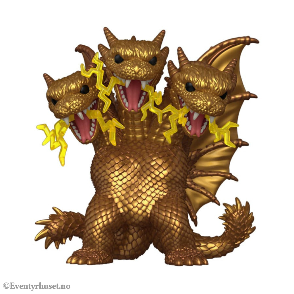 Godzilla Super Sized POP! Movies Vinyl Figure King Ghidora (Electric) 15 cm Collectibles