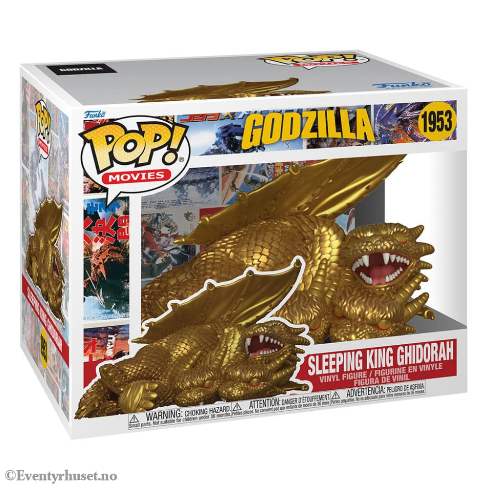 Godzilla Super Sized POP! Movies Vinyl Figure Sleeping King Ghidorah 15 cm Collectibles