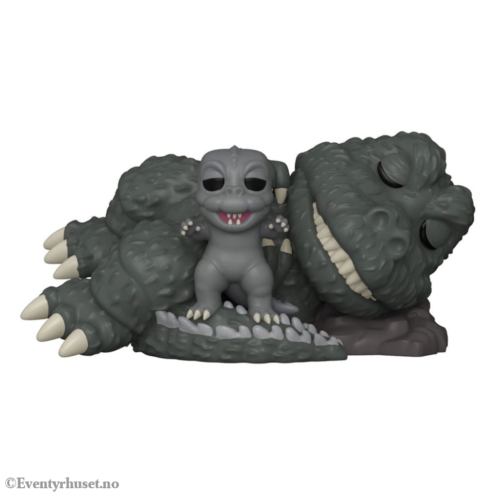Godzilla Super Sized POP! Movies Vinyl Figure Sleeping Godzilla with Minilla 15 cm Collectibles