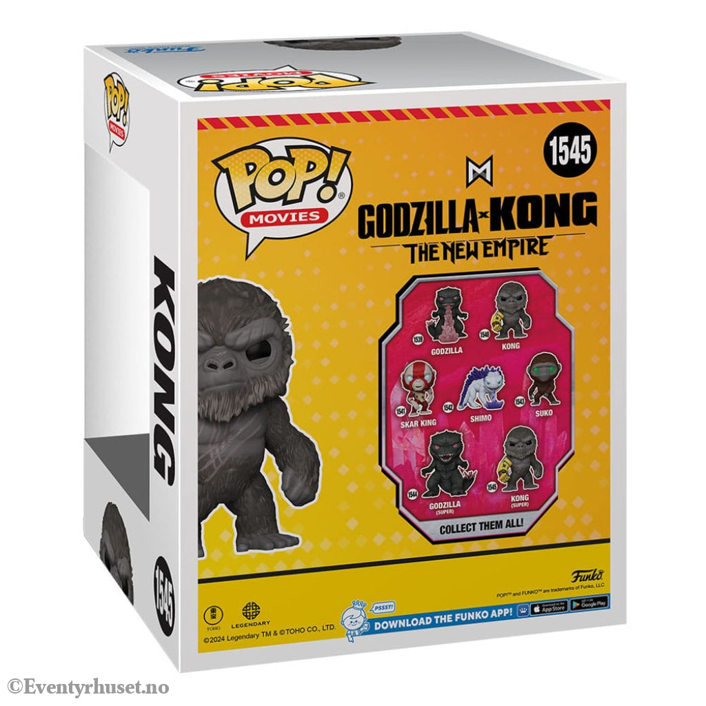 Godzilla vs Kong 2 Oversized POP! Vinyl Figure Kong 15 cm Collectibles