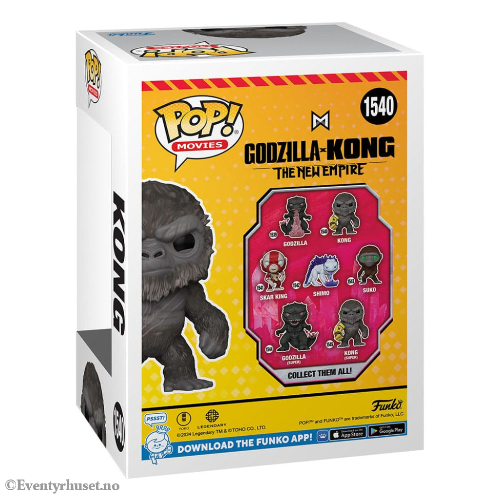 Godzilla vs. Kong 2 POP! Movies Vinyl Figure Kong 9 cm Collectibles