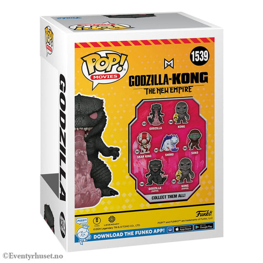 Godzilla vs. Kong 2 POP! Movies Vinyl Figure Godzilla w/Heat-Ray 9 cm Collectibles