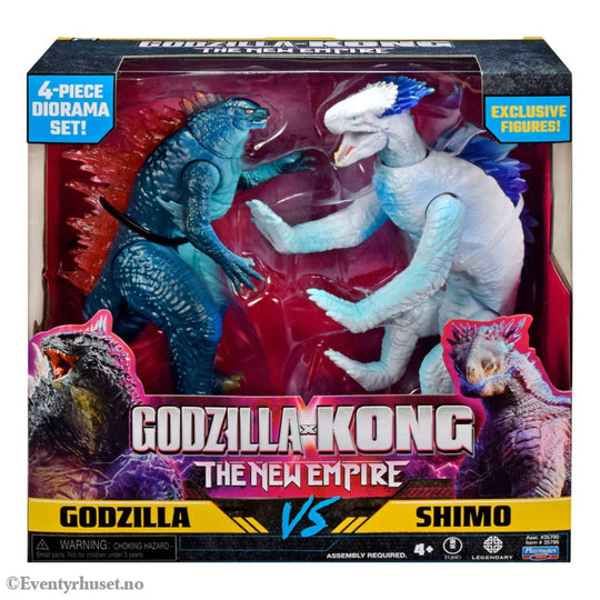 Godzilla x Kong: The New Empire Diorama 2-Pack Godzilla vs Shimo 15 cm Toys
