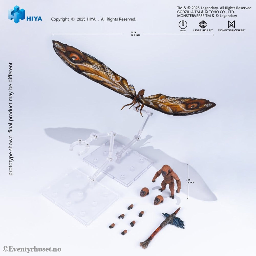 Godzilla x Kong: The New Empire Exquisite Basic Series Action Figure Mothra Premium Set Toys