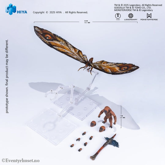 Godzilla x Kong: The New Empire Exquisite Basic Series Action Figure Mothra Premium Set Toys