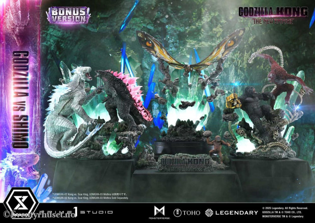 Godzilla x Kong: The New Empire Ultimate Diorama Masterline Series Statue Godzilla vs Shimo Bonus Version 86 cm Manga &