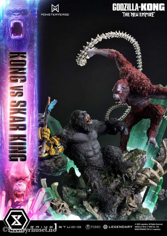 Godzilla x Kong: The New Empire Ultimate Diorama Masterline Series Statue Kong vs Skar King 104 cm Manga & Anime